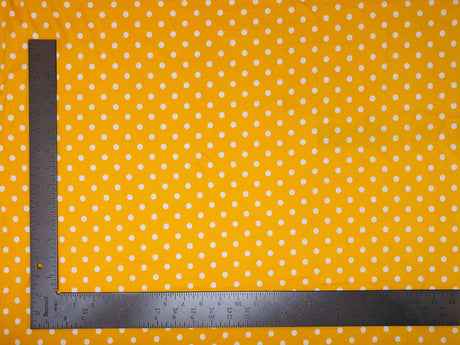 1 Yard DTY Double Sided Brushed Knit Small Polka Dot Print Fabric Soft, Elegant, and Versatile 60 Inches Wide