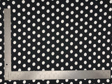 1 Yard DTY Double Sided Brushed Knit Big Polka Dot Print Fabric For Dresses Tops Leggings 60 Inch Wide
