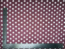 1 Yard DTY Double Sided Brushed Knit Big Polka Dot Print Fabric For Dresses Tops Leggings 60 Inch Wide