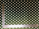 1 Yard DTY Double Sided Brushed Knit Big Polka Dot Print Fabric For Dresses Tops Leggings 60 Inch Wide