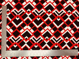 1 Yard Liverpool Knit Geometric Print Stretch Fabric Medium Weight for Dresses, Pants, and Tops 58 60 Inch