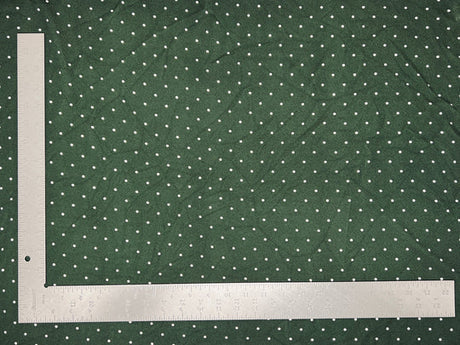 1 Yard Liverpool Knit Polka Pin Dot Fabric – Medium Weight Textured Stretch Fabric for Clothing 58" 60" width