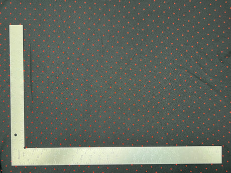 1 Yard Liverpool Knit Polka Pin Dot Fabric – Medium Weight Textured Stretch Fabric for Clothing 58" 60" width