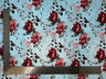 1 Yard Soft ITY Knit Floral Print Fabric For Dresses Tops Skirts Apparel Projects 60 Inch Wide
