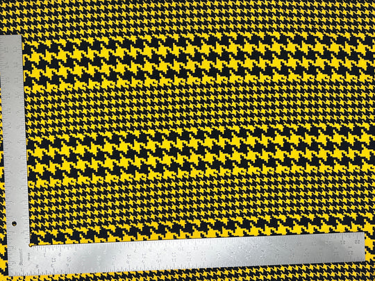 1 Yard Liverpool Knit Houndstooth Print Fabric Classic Stretch Crepe for Sewing 58 Inches Width