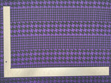 1 Yard Liverpool Knit Houndstooth Print Fabric Classic Stretch Crepe for Sewing 58 Inches Width