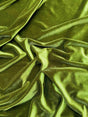 Olive Stretch Velvet Fabric - Olive, 58"-60" Width (1 Yard)