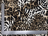 1 Yard Liverpool Knit Animal Print Fabric 58" 60" Wide Bold, Textured, and Versatile