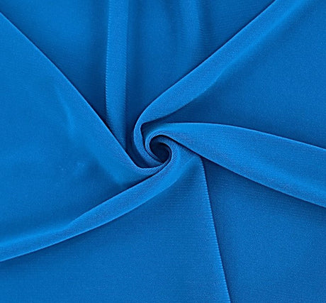 ITY Turquoise Polyester Spandex Fabric - Turquoise, 58/60" Width