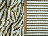 1 Yard Bubble Jacquard Stripe Fabric Stretch Polyester Spandex 54/55 Inches Wide