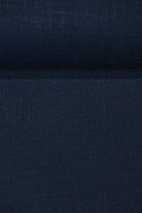 1 Yard Solid Navy Heavyweight Pure Linen Canvas Fabric 10.5 oz Softened 58 Inches Wide