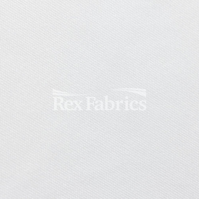 Interlock Polyester Fabric - Solid White, 58/60" Width, PFP Printable (1 Yard)
