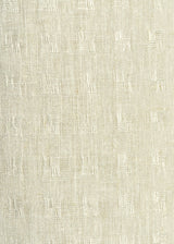 1 Yard Ivory Interwoven Squares Linen Soft Home Decor Fabric 56" Width