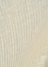 1 Yard Ivory Pure Linen Herringbone Fabric Midweight Woven 60 Inch Width