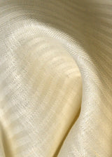 1 Yard Ivory Pure Linen Herringbone Fabric Midweight Woven 60 Inch Width