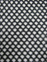 Big Hole 0.5 Inch Diamond Mesh With Shiny Foil Stretch Polyester Spandex Fishnet Fabric - Black/Gold, White/Silver, Black/Silver, 0.5 Inch Diamond Mesh, 58-60" Width