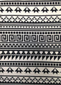 Repeat Greek Pattern Polyester Spandex Fabric - White/Black, Pink/Navy, Lightweight Knit Jersey, 58"-60" Wide