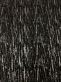 Polyester Spandex Textured Fukuro Fabric - Abstract Foil, Black/Silver, Black/Gold, 52/54" Width