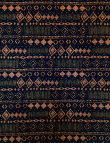 Diamond Tribal Print ITY Knit Jersey Polyester Spandex Fabric - Diamond Tribal Print, Repeating Pattern, 58" To 60" Width
