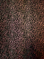 Big Rose Pattern 2 Tone Matte Foil Stretch Velvet Polyester Spandex Fabric - Dark Red, Dark Blue, Big Rose Pattern, 58 To 60 Inches Wide
