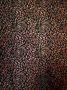 Big Rose Pattern 2 Tone Matte Foil Stretch Velvet Polyester Spandex Fabric - Dark Red, Dark Blue, Big Rose Pattern, 58 To 60 Inches Wide