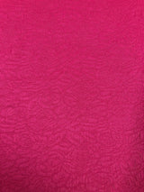 Floral Texture Design Polyester Spandex Fabric - Textured Floral, 60" Width
