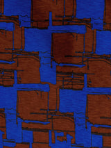 Abstract Design Polyester Spandex Fabric - Abstract Print, Light Weight, 58-60" Width
