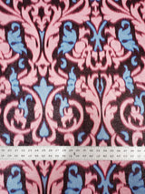 Blurred Shiny Psychedelic Print Polyester Spandex Fabric - Multicolor Psychedelic Print, 58"-60" Width