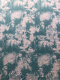 Polyester Spandex ITY Matte Jersey Fabric - Tie Dye, Turquoise, Taupe, 58-60" Width