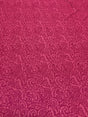 Polyester Spandex Fukuru Embossed Paisley Print With Matte Foil Fabric - Embossed Textured Paisley, Fuchsia, Royal, Chartreuse, 50" To 52" Width