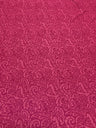 Polyester Spandex Fukuru Embossed Paisley Print With Matte Foil Fabric - Embossed Textured Paisley, Fuchsia, Royal, Chartreuse, 50" To 52" Width