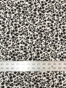 Big Letter Design Polyester Spandex Fabric - Dull Matte Black/Silver Foil, White, Black, Blue, 58" To 60" Width