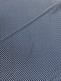 Polyester ITY Matte Jersey Fabric - Navy/White Small Geometric Design, 58" Width