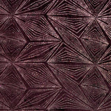 Diagonal Pattern Glitter Design Stretch On Burnout Velvet Fabric - Black, Plum, Diagonal Linear Pattern, 58/60" Wide