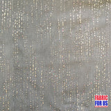 Glitter Drops Mesh Stretch Black Fabric - Gold Specks/Streaks, 60" Width