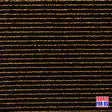 Lurex Red And Gold Thin Stripped Design Stretch Fabric - Black, Red And Gold Striped, 60" Width (1 Yard)