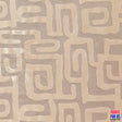 Greek Key Burnout Velvet Pre-Classic Polyester Spandex Fabric - Burgundy/Beige Greek Key Pattern, 58"/60" Width