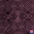 Burnout Velvet Poly-Spandex Fabric - Plum Diamond Design, 58"/60" Wide