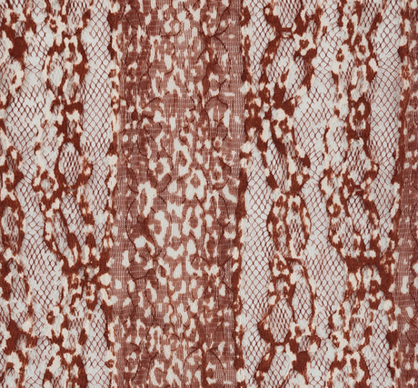 1 Yard Stretch Lace Fabric Rust or Beige, Soft, Lightweight Apparel Material 58/60" Wide