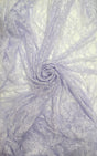 Lavender Stretch Lace Nylon Spandex Fabric - Shimmery Floral Lace, Lavender, 58/60" Width (1 Yard)