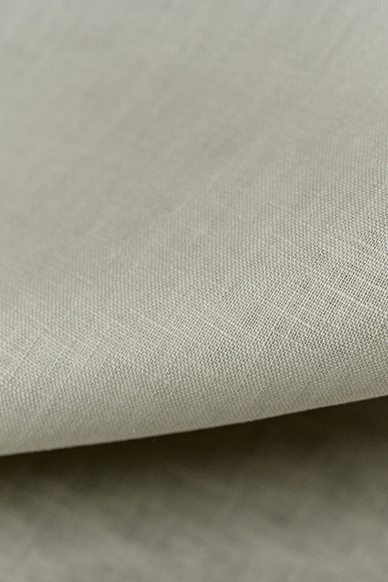 1 Yard Light Grey Softened Linen Fabric, Lightweight Solid 54 Inches Wide for Apparel and Home Projects
