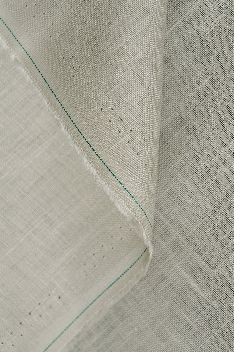 1 Yard Light Grey Softened Linen Fabric, Lightweight Solid 54 Inches Wide for Apparel and Home Projects