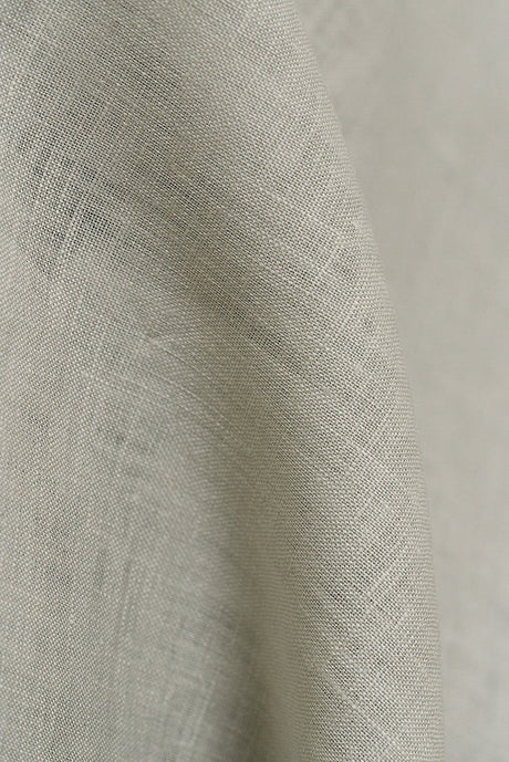 1 Yard Light Grey Softened Linen Fabric, Lightweight Solid 54 Inches Wide for Apparel and Home Projects