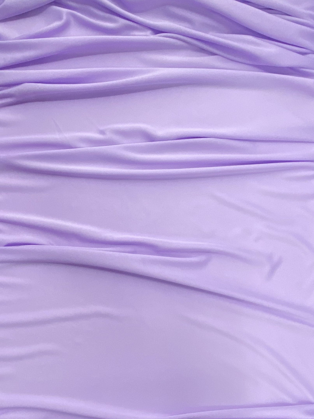 Stretch Lining Polyester Fabric - Lilac, Matte Soft, 60" Width (1 Yard)