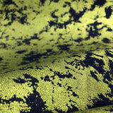 1 yard Jolt Foiled Stretch Faux Denim Fabric for Performance Costumes and Activewear 54” width