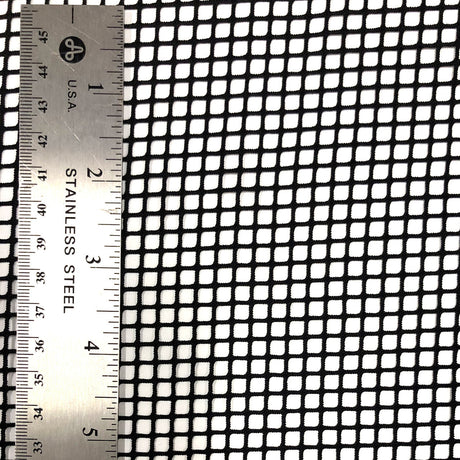 Small Diamond Fishnet Mesh Polyester Stretch Fabric - 10 Color Options, 58/60" Wide