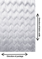 Fine Fringe Zig Zag Pattern Polyester Spandex Mesh Fabric - White, Black, Red, Blush, 52" To 54" Width