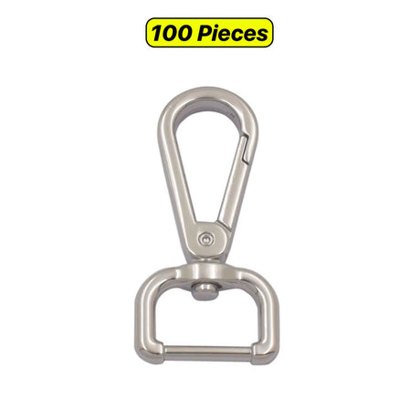 Zinc Alloy Spring Snap Hook for Bags & Keychains