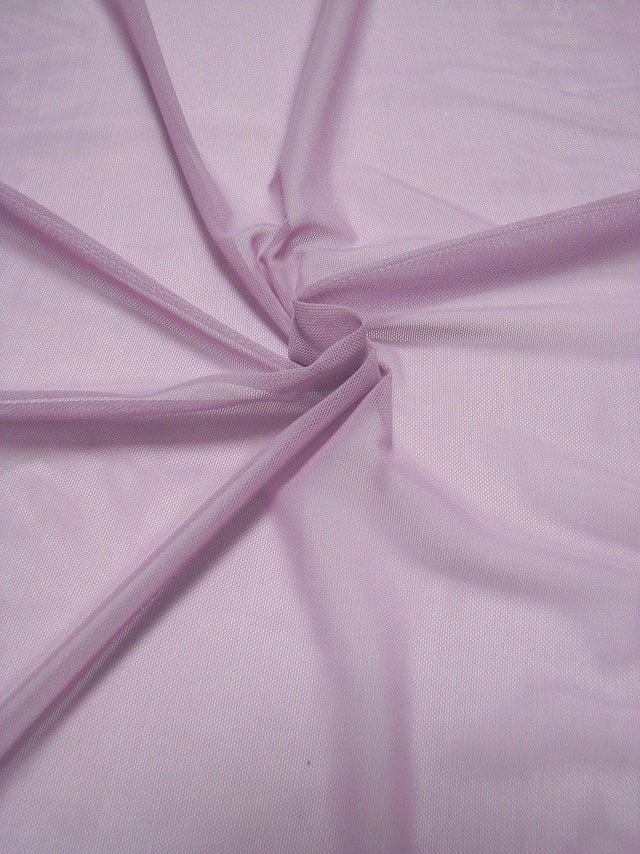 Solid Mesh Nylon Spandex Fabric - Lilac, Purple, Burgundy, Lime Green, Baby Blue, Hot Pink, Violet, Black, 58" Width