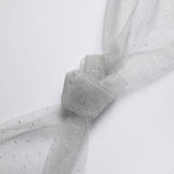 1 Yard Nylon MX Tulle Lace Fabric Delicate Dot Pattern Lightweight Soft Design 58/60" Wide